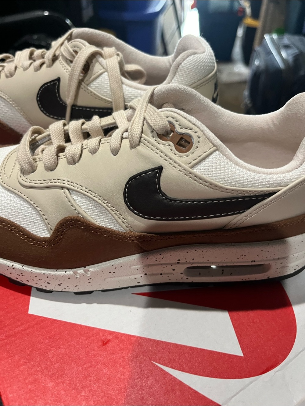 BRAND NEW Nike Air Max 1 '87 Women's Shoes AM Velvet Brown/Sanddrift FZ3621 220